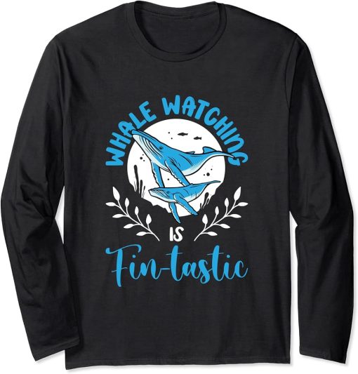 Seaworld Cetacean Orca Whale Watching Long Sleeve T-Shirt